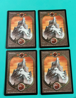 Mountain x4 - Unglued -MTG - Magic the Gathering - 4x Mountain - Image 1