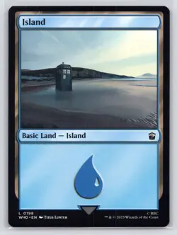 MTG NM Island (0198) 198 L Universes Beyond: Doctor Who - Image 1