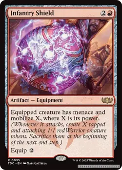 Infantry Shield [TDC - 35] - NM [Normal] TCG MTG - Image 1
