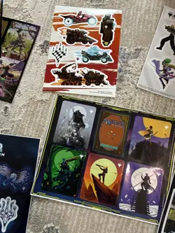 Magic The Gathering Promo Sticker Sheets final fantasy, spider man, tarkir - Image 4