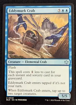 MTG - Eddymurk Crab - Bloomburrow - Pack Fresh!! - Image 1