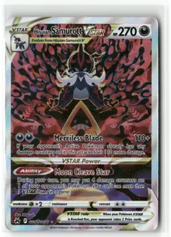 Pokemon TCG Crown Zenith Galarian Gallery #GG52/GG70 Hisuian Sanurott Vstar - Image 1