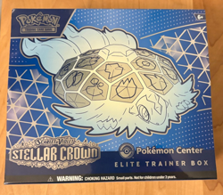 Pokemon Stellar Crown Pokemon Center ETB - SEALED - CORNER DENT - SEE PHOTOS - Image 1