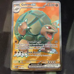Golem ex - 189/165 - SV: Scarlet & Violet 151 Ultra Rare Pokemon Card Full Art - Image 1
