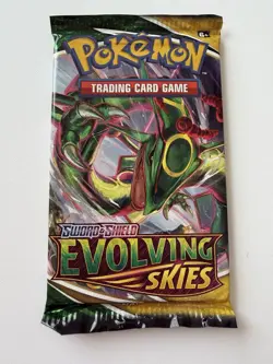 Pokemon Sword & Shield Evolving Skies Booster Pack Factory Sealed! - Image 1