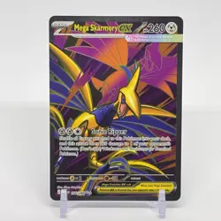 Mega Skarmory EX 106/088 PERFECT ORDER Full Art Holo Ultra Rare Pokemon Card - Image 1