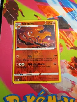 Pokemon - Ninetales #025/192 - SWSH02: Rebel Clash Reverse Holo - Image 1