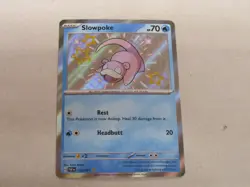 2024 Pokemon S&V Paldean Fates SHINY RARE #116 Slowpoke HOLO SH - Image 1