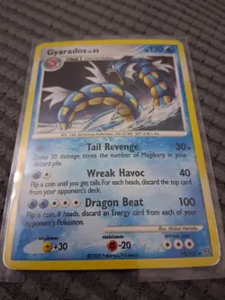 Gyarados LP Pokemon Stormfront Holo Rare 19/100 Scratch - Image 1