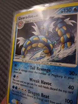 Gyarados LP Pokemon Stormfront Holo Rare 19/100 Scratch - Image 3