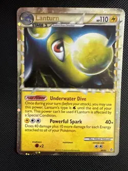 Lanturn (Prime) 86/95 Unleashed Holo Pokemon - Image 1