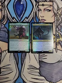 1x Cazur, Ruthless Stalker FOIL + 1x Ukkima, Stalking Shadow FOIL NM C20 MTG - Image 1