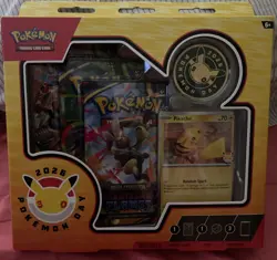 Pokemon TCG Pokemon Day 2026 30th Anniversary Box Pikachu Promo Booster Coin - Image 1