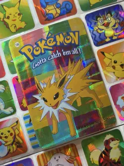 Pokemon 151 Vintage Pocket Monsters Vending HOLO Prism Sticker 2000 Nintendo - Image 1