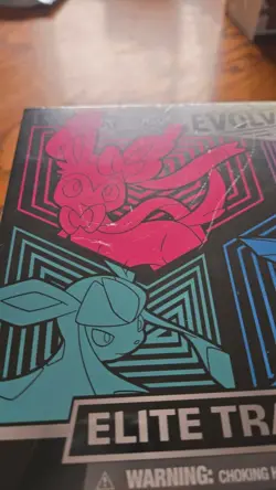 Pokemon TCG Sword & Shield Evolving Skies Elite Trainer Box dmg on wrap front 820650808944 - Image 2