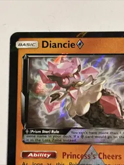 2018 Diancie 74/131 Prism Star Prism Holo Rare Forbidden Light Pokemon TCG - Image 2