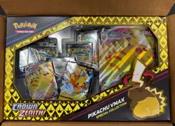 Pokemon Crown Zenith Pikachu Vmax Special Collection Box - 6 Box Sealed Case - Image 3