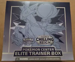 Pokemon Center Chilling Reign ERROR ETB Set Shadow & Ice **DAMAGED** - Image 2