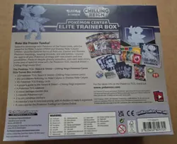 Pokemon Center Chilling Reign ERROR ETB Set Shadow & Ice **DAMAGED** - Image 5