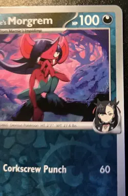 Marnie's Morgrem 135/182 Reverse Holo Uncommon Destined Rivals Pokemon TCG - Image 3
