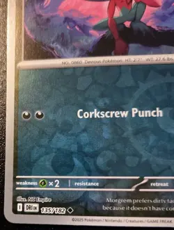 Marnie's Morgrem 135/182 Reverse Holo Uncommon Destined Rivals Pokemon TCG - Image 4