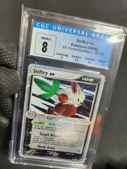 2006 Pokemon EX Crystal Guardians Shiftry ex #97 Holo CGC 7 Near Mint like PSA - Image 2