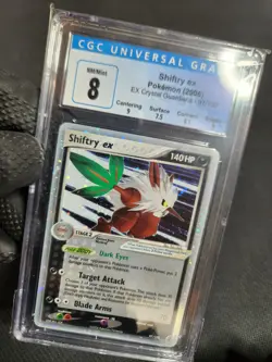 2006 Pokemon EX Crystal Guardians Shiftry ex #97 Holo CGC 7 Near Mint like PSA - Image 3