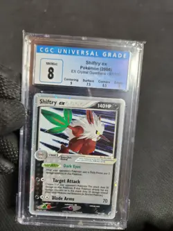 2006 Pokemon EX Crystal Guardians Shiftry ex #97 Holo CGC 7 Near Mint like PSA - Image 5
