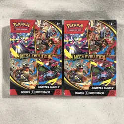 Pokemon TCG Mega Evolution Booster Bundles, set of 2, NEW & SEALED - Image 1