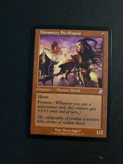 x1 Monastery Swiftspear S MTG Time Spiral Remastered M/NM, English - Image 1