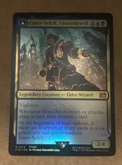 Foil Emet-Selch, Unsundered Final Fantasy - NM MTG - Image 1