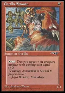 Gorilla Shaman (1) - Light Play MTG Alliances - Image 1
