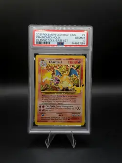 2021 Pokemon Celebrations Charizard Classic Collection #4 PSA 10 - Image 1