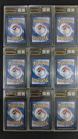 9x Chinese Pokemon Vaporeon V 026/132 RR OCD 10 Pristine Graded Card Lot GL15 - Image 2