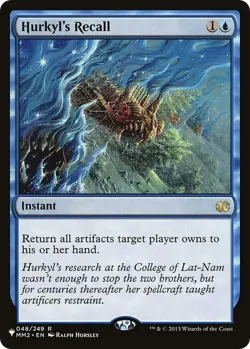 Hurkyl's Recall - The List - NM - MTG Magic - Image 1