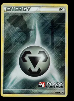 2011 POKEMON CALL OF LEGENDS STEELIX METAL ENERGY 95/95 PLAY! STAMPED HOLO NM B - Image 1