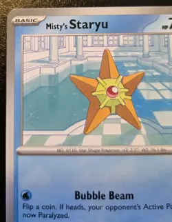 Misty's Staryu 046/182 Common Scarlet & Violet: Destined Rivals Pokemon TCG - Image 2