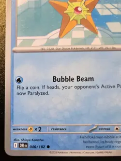 Misty's Staryu 046/182 Common Scarlet & Violet: Destined Rivals Pokemon TCG - Image 4