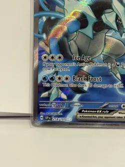 Pokemon Black Kyurem ex 218/191 Sv08 Surging Sparks Ultra Rare Holo Basic 230 HP - Image 2