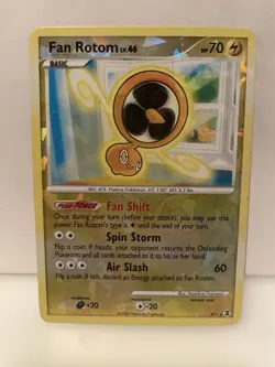 Fan Rotom - RT1/6 - Rare - Reverse Holo DMG, English Pokemon Rising Rivals - Image 1