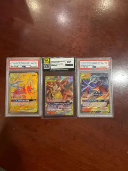 Pokemon Reshiram & Charizard GX 20/214 Unbroken Bonds 2019 PSA 8 - Image 1
