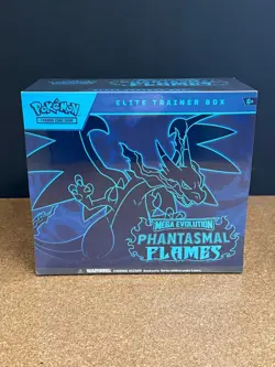 POKEMON MEGA EVOLUTION PHANTASMAL FLAMES SEALED ELITE TRAINER BOX ETB W/ CASE - Image 3