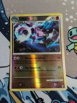 Lucario 14/95 Reverse Holo Rare Pokemon TCG Call of Legends 2011 LP (1) - Image 1