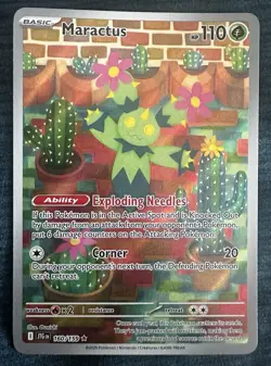 Maractus 160/159 IR Full Art Holo Pokemon TCG SV09 Journey Together NM/Mint - Image 2