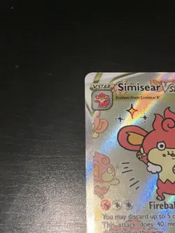 Pokemon Simisear VSTAR GG37/GG70 Ultra Rare Full Art Holo 260HP Crown Zenith - Image 2