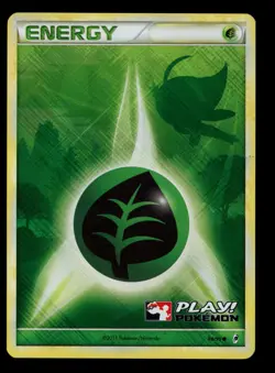 2011 POKEMON CALL OF LEGENDS CELEBI GRASS ENERGY 88/95 PLAY! STAMPED PROMO NM B - Image 1