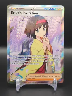 Pokemon Erika's Invitation - 196/165 - Scarlet & Violet 151 - Image 1