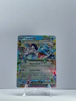 LAPRAS EX 32/142 DOUBLE RARE STELLAR CROWN POKEMON NEAR MINT - Image 1