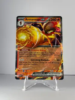 ARMAROUGE EX 027/182 DOUBLE RARE PARADOX RIFT POKEMON NEAR MINT - Image 1