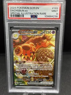2024 POKEMON DACHSBUN EX SIR SCR EN-STELLAR CROWN 169/142 PSA 9 - Image 1
